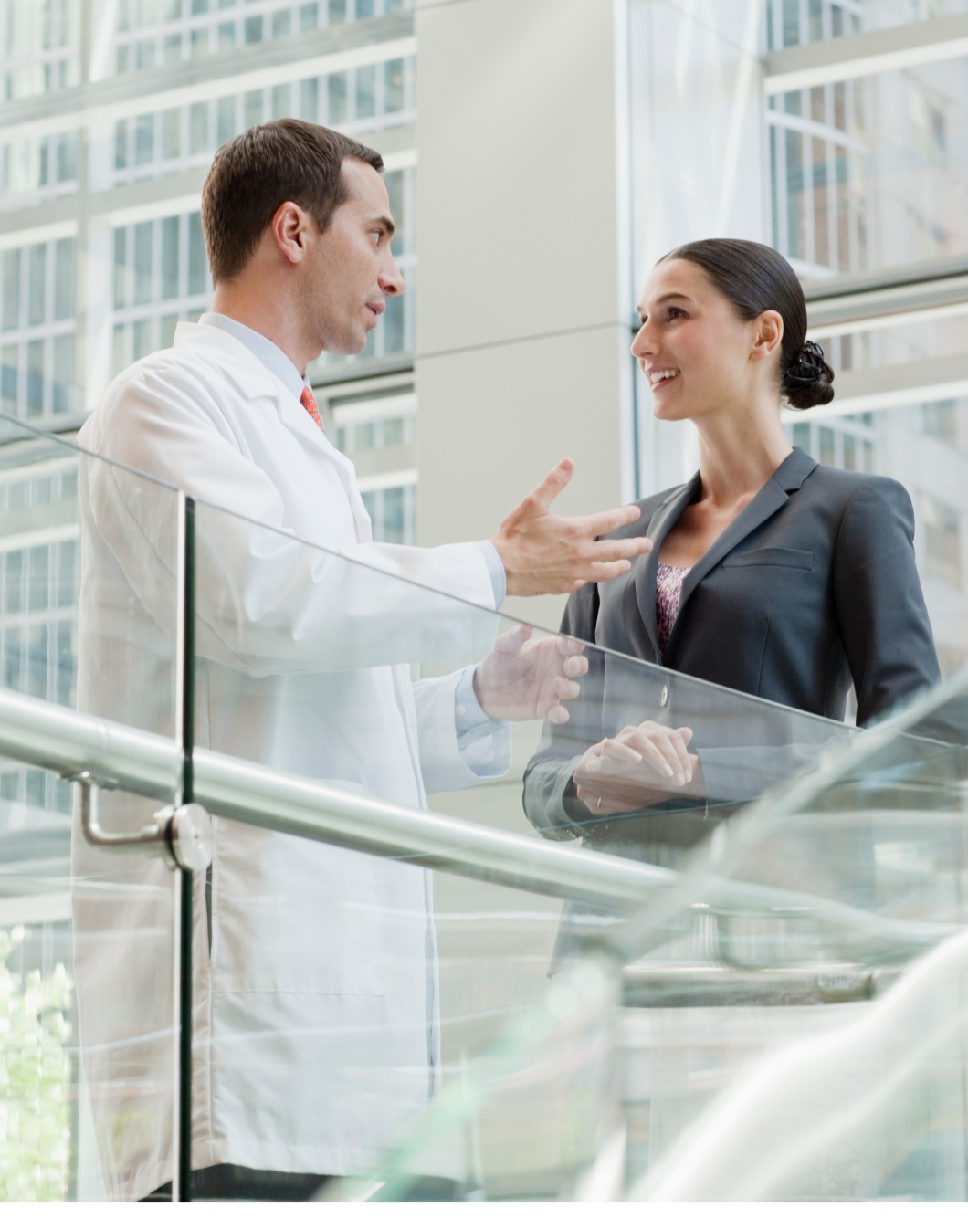 Medical professionals discussing